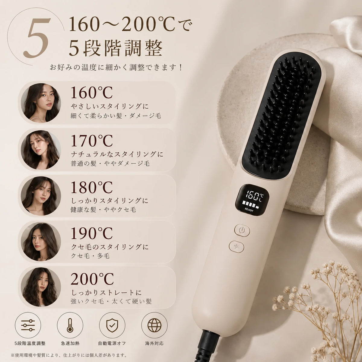 NOREVA コードレスヘアアイロン｜自宅で"サロン帰り"の艶髪へ。もう縮毛矯正に通わない。